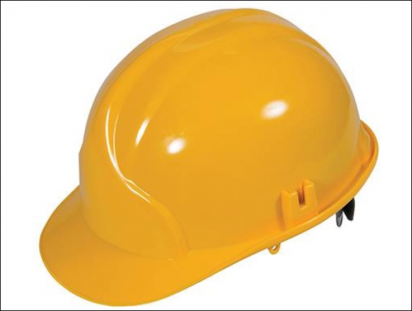 Safety helmet yellow