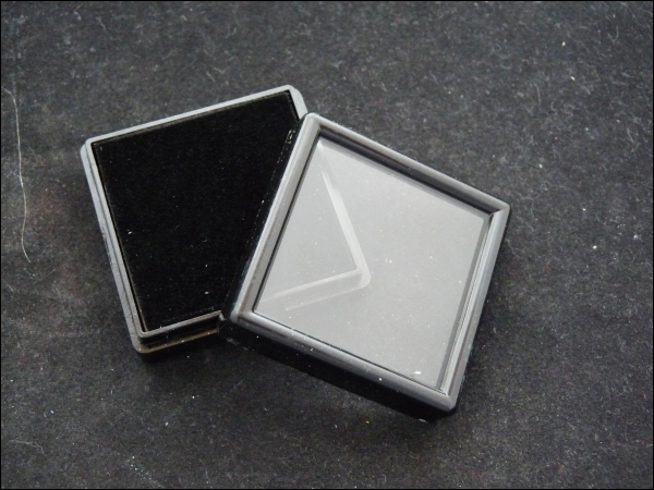 Gemstone box 30x30x17mm black
