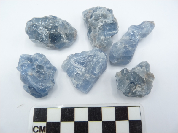 Calcite blue rough small