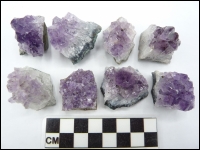 Amethyst crystals mini