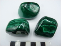 Malachite tumblestone polished XL