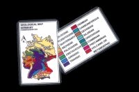 Card Geological map Germany